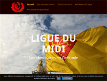 Tablet Screenshot of liguedumidi.com